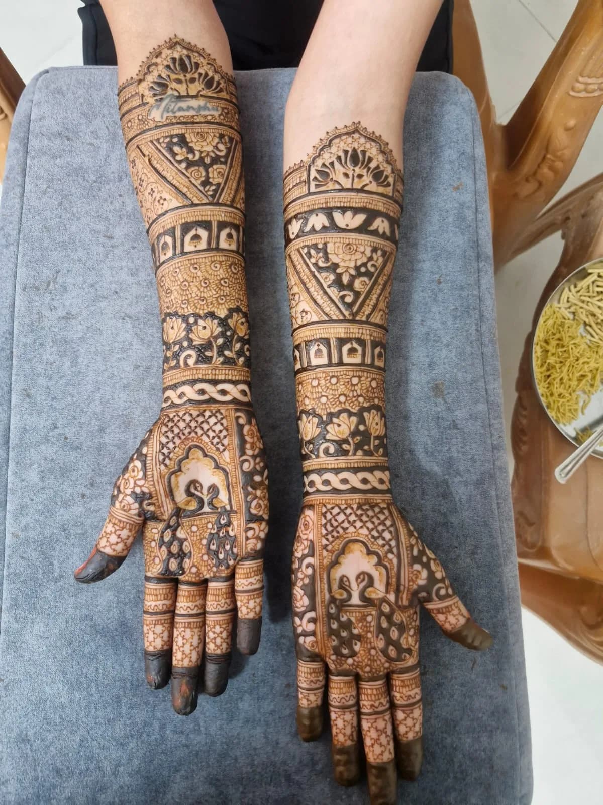 Festive client mhendi design Vastral Ahmedabad