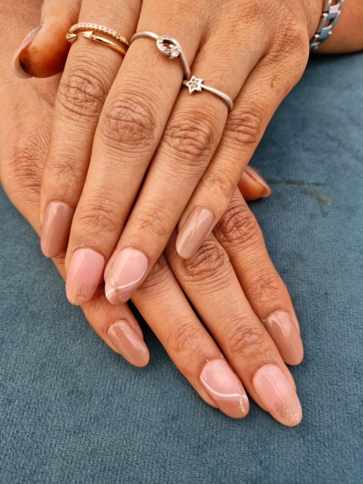 Gel nail extension art in Vastral Ahmedabad