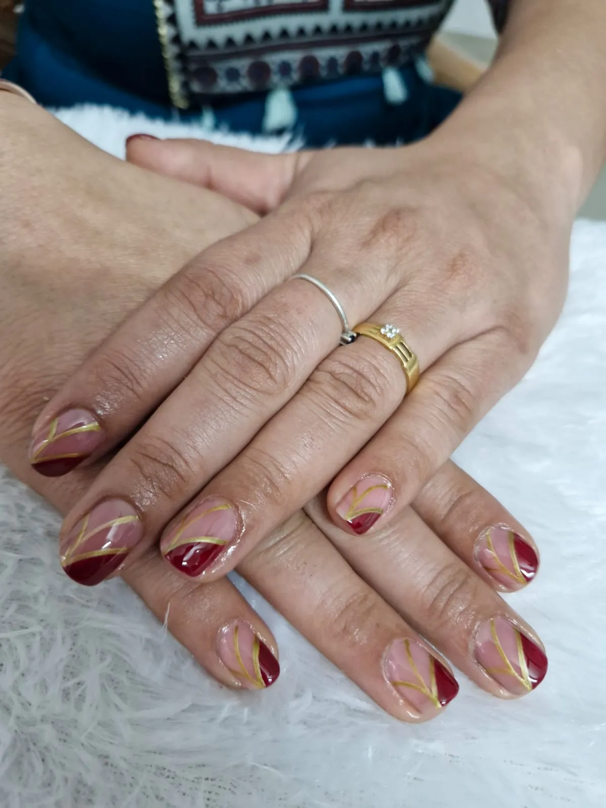 Elegant nail art design Ahmedabad
