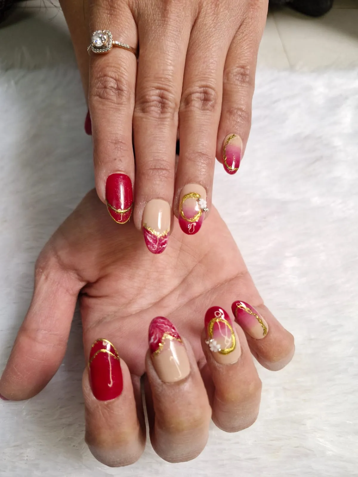 Modern nail art look in Ahmedabad